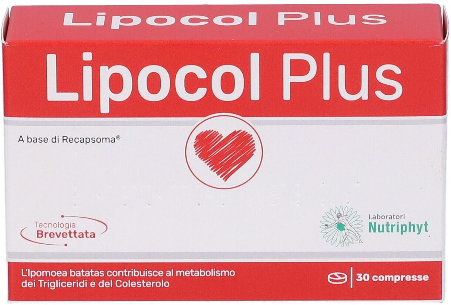 ANVEST HEALTH SpA SOC. BENEFIT Lipocol Plus Integratore Colesterolo 30 Compresse