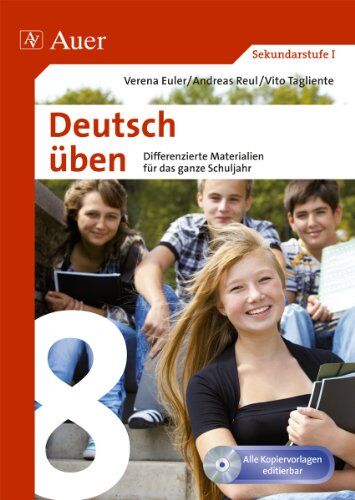 Verena Euler - Deutsch üben Klasse 8: Differenzierte Materialien für das ganze Schuljahr (XY üben) - Preis vom 13.10.2026 11:25:28 h