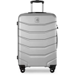 The Skyway Luggage Company Silverton Trolley M (67 cm) erweiterbar - Silver Koffer24
