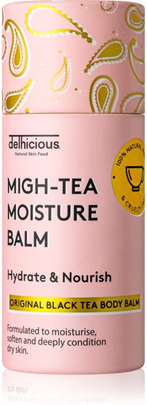 delhicious MIGH-TEA MOISTURE BALM baume corps hydratation intense pour peaux sèches et sensibles 70 g