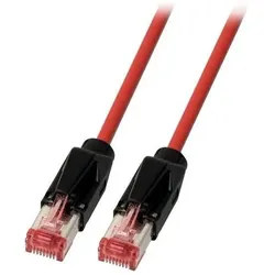 EFB Elektronik Hersteller: RJ45 Patchkabel 2xHRS TM21 PIMF PUR rot UC900MHz 50 Meter Das in Europa gefertigte Cat. (S/FTP, CAT6a, 50 m), Netzwerkkabel