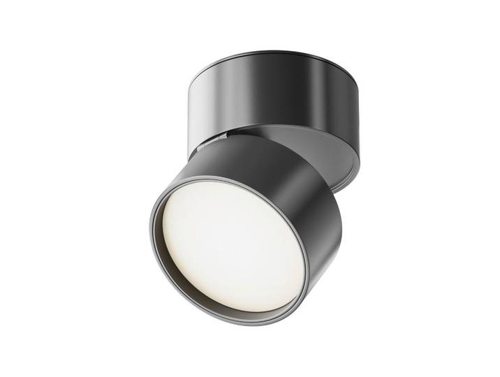 Maytoni Led-Spot, Schwarz, Metall, G, 8 cm, CE, drehbar, schwenkbar, Lampen & Leuchten, Innenbeleuchtung, Spots & Strahler, Einbauspots