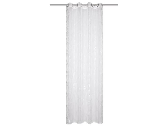 HOME WOHNIDEEN 53522 Sunrise Rideau à œillets en Voile Transparent avec Impression argentée 245 x 140 cm (Hauteur x Largeur) Argenté