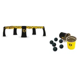 SpikePong Set – Mini Spikeball Tischspiel für 1-gegen-1 Duelle, kompakt & überall spielbar