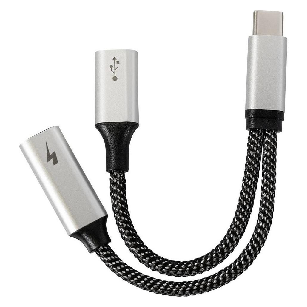 Maxtrack USB Typ C - 2x USB Typ C (0.15 m, USB 2.0, 60 W) (MA11L)