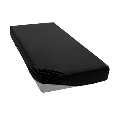 Bettlaken ESTELLA "Feinjersey", schwarz, L:200cm, Jersey, Obermaterial: 100% Baumwolle, Bettlaken, Bettlaken, Rundumgummi
