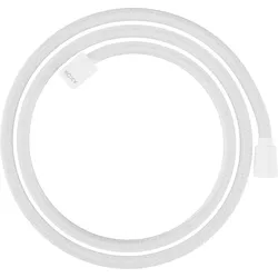hansgrohe AXOR ShowerSolutions Textilbrauseschlauch, 1600mm, konische und zylindrische Mutter, 28259700, Farbe: Mattweiß