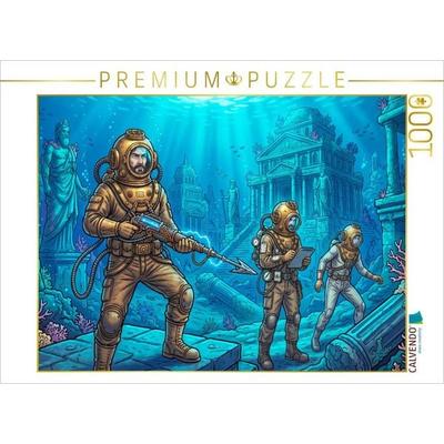 CALVENDO Puzzle Die verlorene Stadt Atlantis | 1000 Teile Lege-Größe 64x48cm Foto-Puzzle für glückliche Stunden, von , Calvendo Puzzle