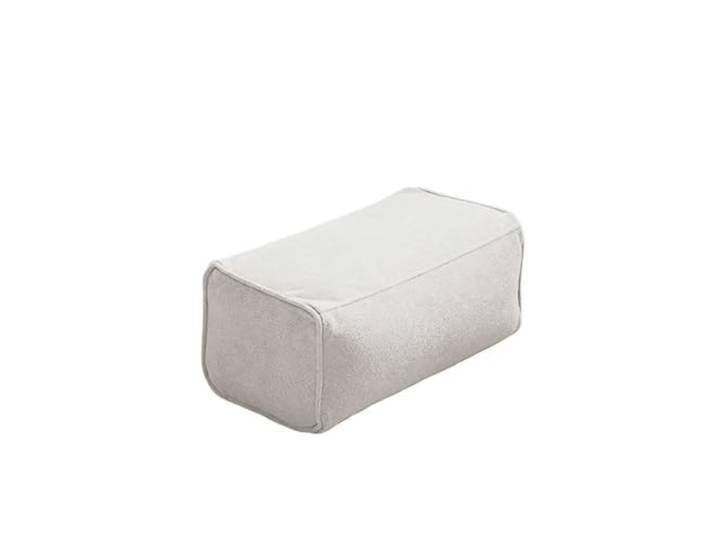 KUNYOS Gefüllter Sitzsack mit Füllstoff, wasserdichter Pouf, Stuhl, Garten, Strand, Pool, Ottomane, Salon, Sofasitz(Beige-Stool)