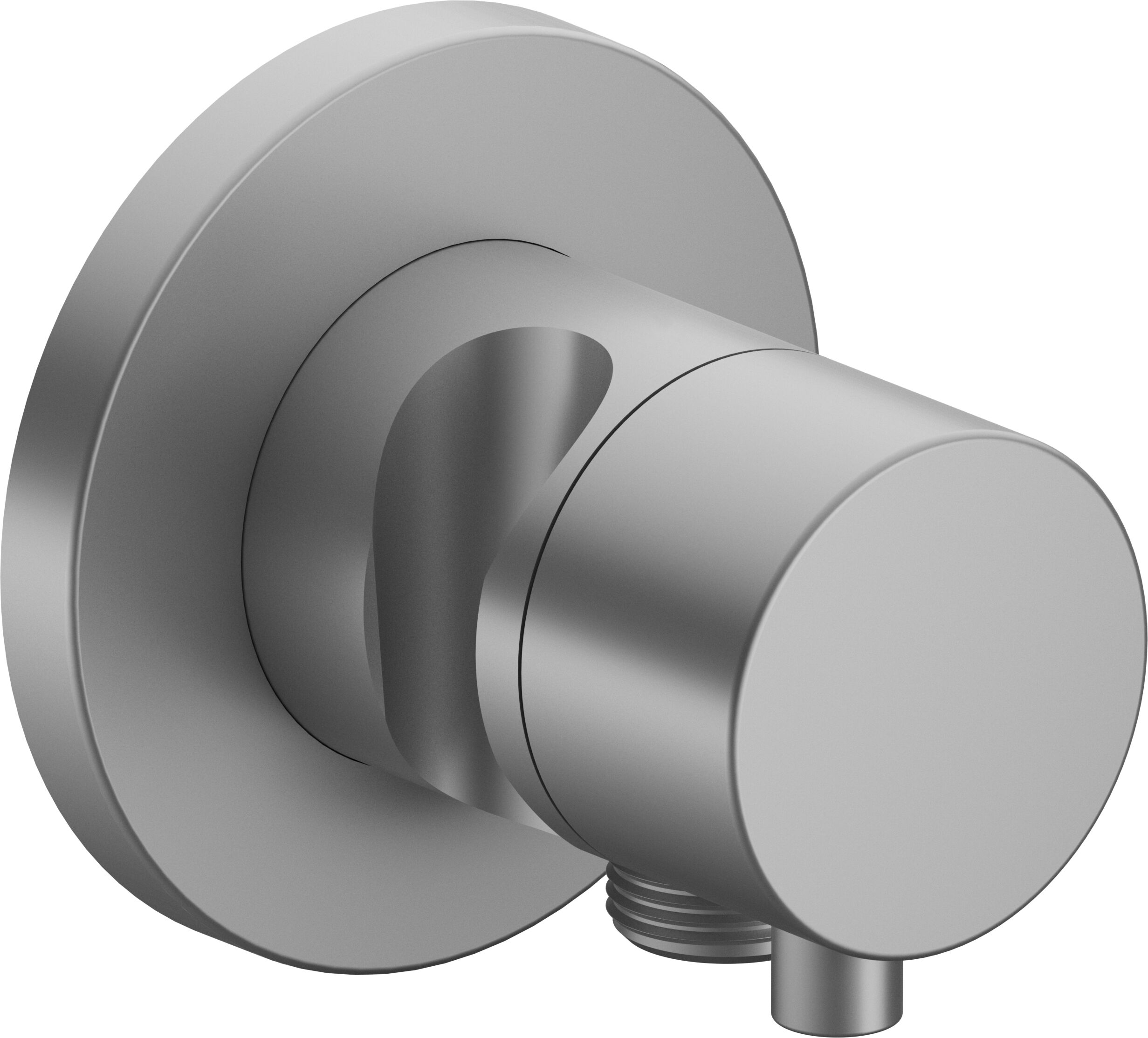 Keuco Comfort Select , support de douche, poignée match0 , rond, finition aluminium