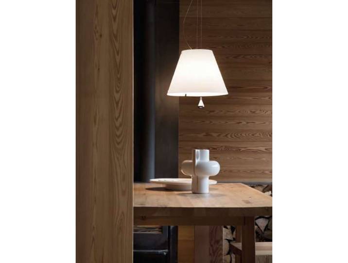 Luceplan Pendelleuchte - Farbe: weiss - Material: Polycarbonat
