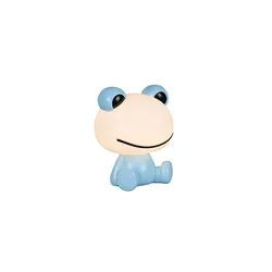 LED Tischleuchte Beistelllampe Leselampe Blau Kinderlampe Touchfunktion H 24,5 cm