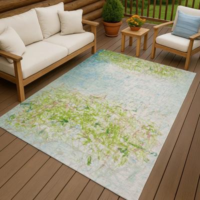 Addison Rugs Machine Washable Indoor/ Outdoor Abstract Scribble Chantille Rug
