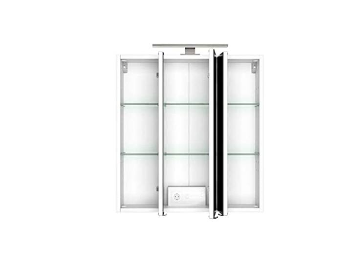Hansen Toilettenschrank, 60 cm, 3 Türen, Weiß