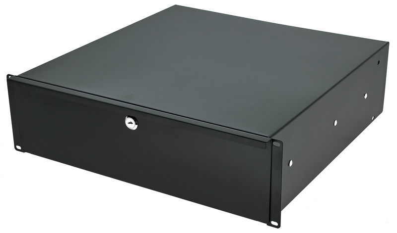Flyht Pro Rack Drawer 19" 3U 45 cm lock nero