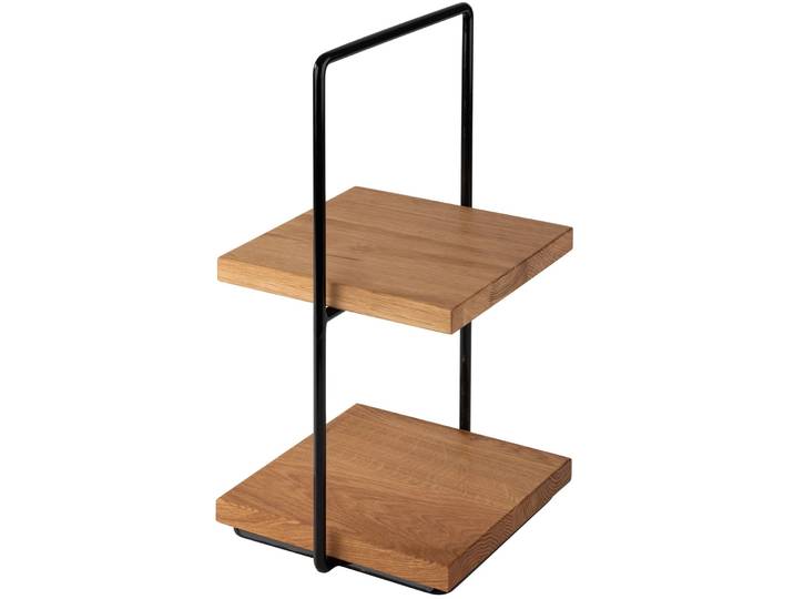 APS Etagère Perfecto braun Eichenholz/Metall B 20 cm H 40.5 cm - Etagère