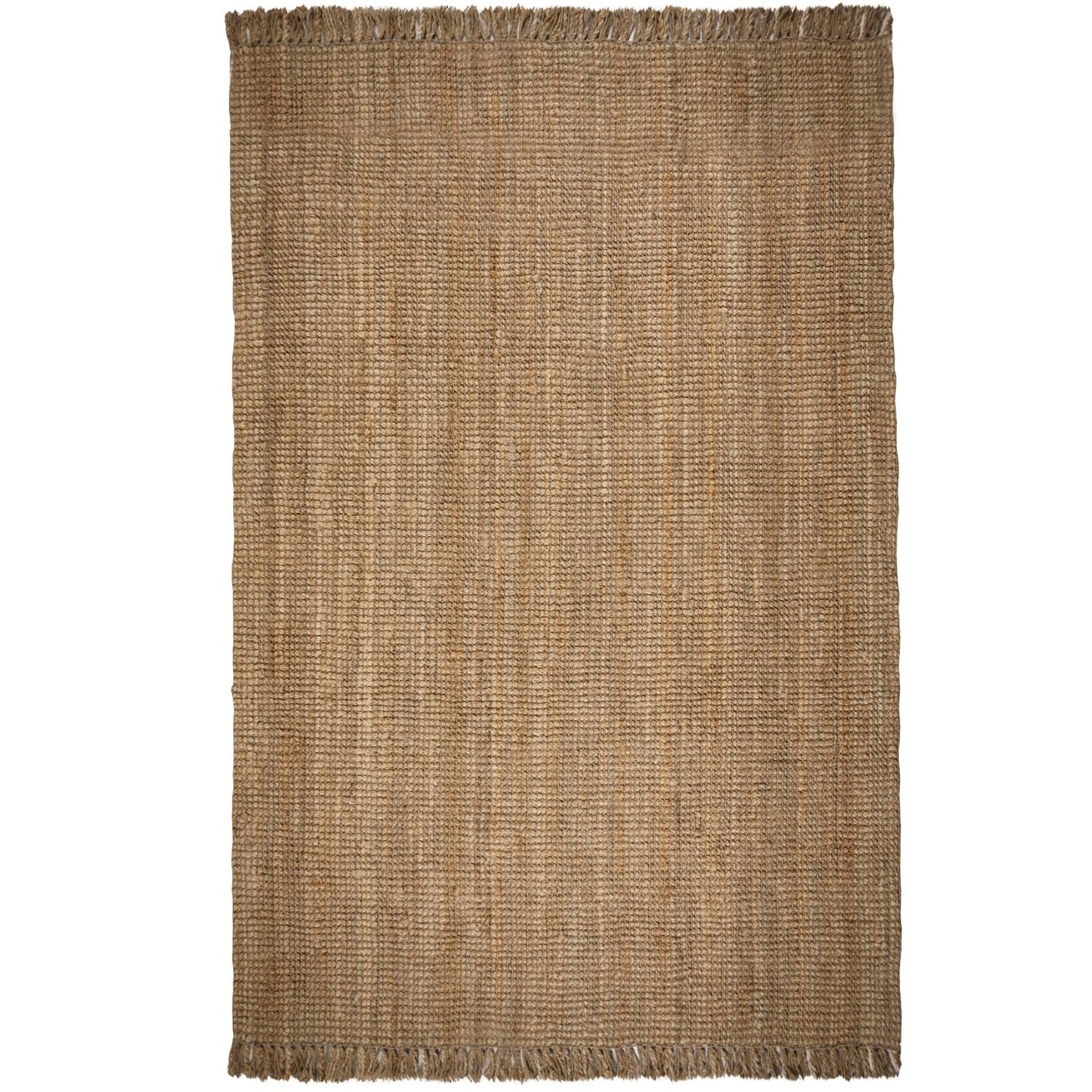 Jute-Teppich uni Braun 60 x 150 cm - ERME Kadima Design