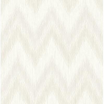 Seabrook Designs Lillian August Regent Flamestitch Stringcloth Unpasted Wallpaper