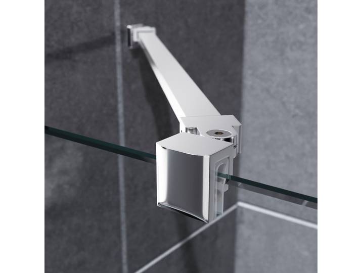SIRHONA Porte de Douche Barre de Stabilisation en Acier Inoxydable 1000 mm