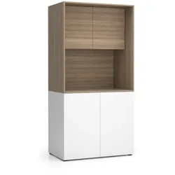 Büroküche NIKA ohne Ausstattung 1000 x 600 x 2000 mm, Eiche natur