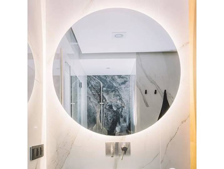 Miroir Rond Mural - FOXYDRY - Round LED - Éclairage LED - Diamètre 60 cm