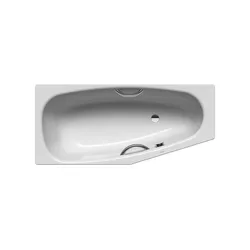 Kaldewei MINI STAR RECHTS Badewanne, 1570x700 mm, Alpinweiß, Vollantislip-Emaillierung