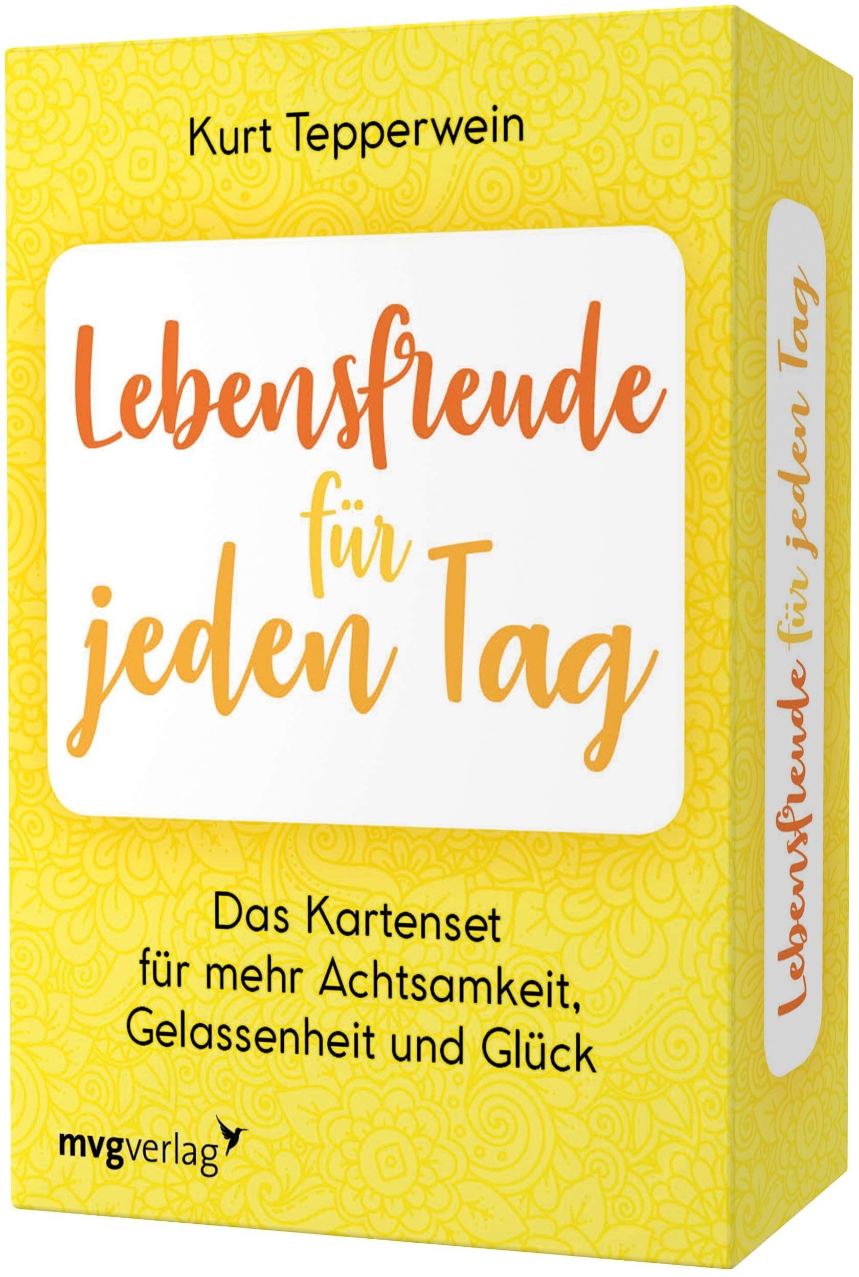 Kurt Tepperwein - Lebensfreude für jeden Tag – Das Kartenset für mehr Achtsamkeit, Gelassenheit und Glück: Bestsellerautor Kurt Tepperwein erklärt alles, was man für ein stressfreies Leben braucht - Preis vom 15.10.2026 23:06:25 h