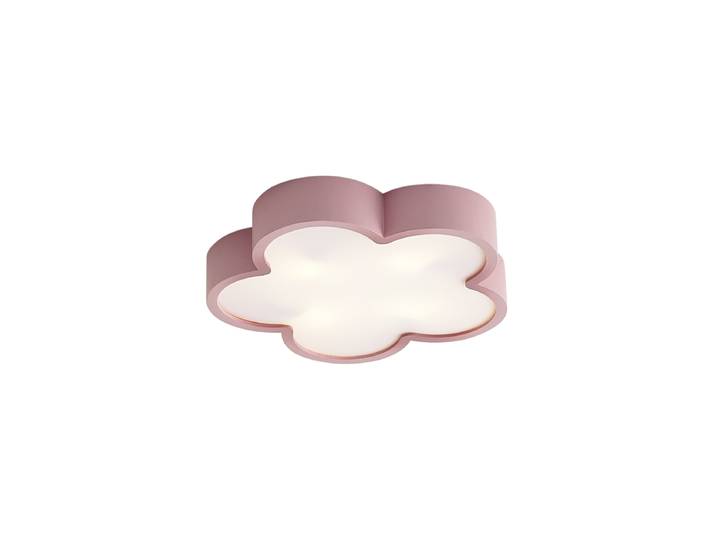 Plafonnier pour enfants rose et blanc - Lucille