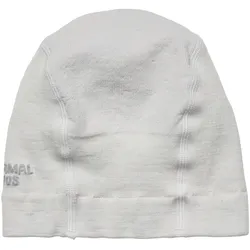 Pas Normal Studios Logo Merino Knit Beanie Fahrrad Unterhelmmütze - misty grey - One Size