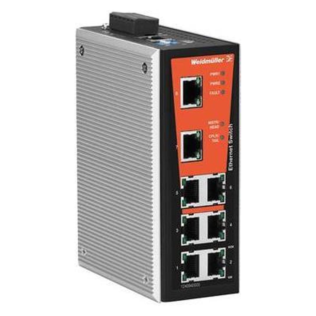 Weidmüller Network Switch Managed, Fast Ethernet (8 Ports) (1240940000)