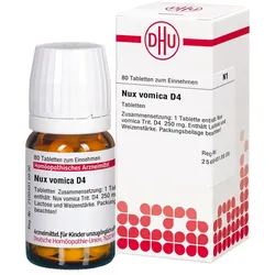 NUX Vomica D 4 Tabletten 80 St