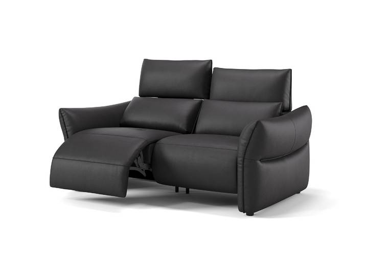 Leder Relaxsofa PERUGIA 2-Sitzer Designsofa Couchgarnitur