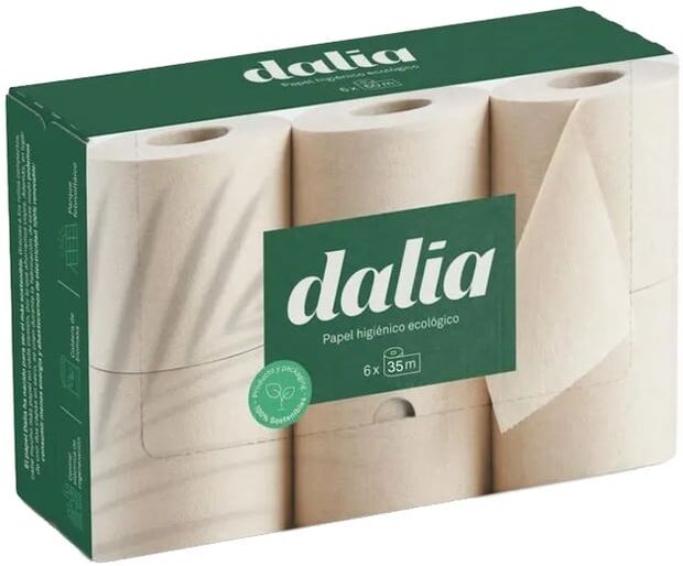 Dalia Papel Higiénico Biológico 35 Meters 6 Unidades
