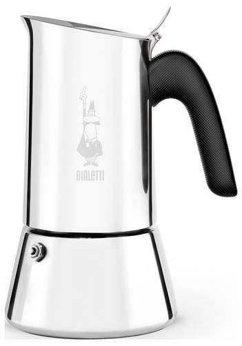 Bialetti NEW VENUS 4TZ Induction Espressokocher Silber