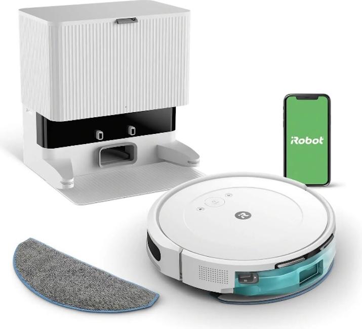 iRobot Roomba Combo, Beutellos, Weiß, Rund, Staubbeutel, Ladend, Purification, 2.5 GHz