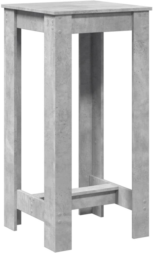 DEvidaxl 52-9 Rectangular Dining Table Concrete grey