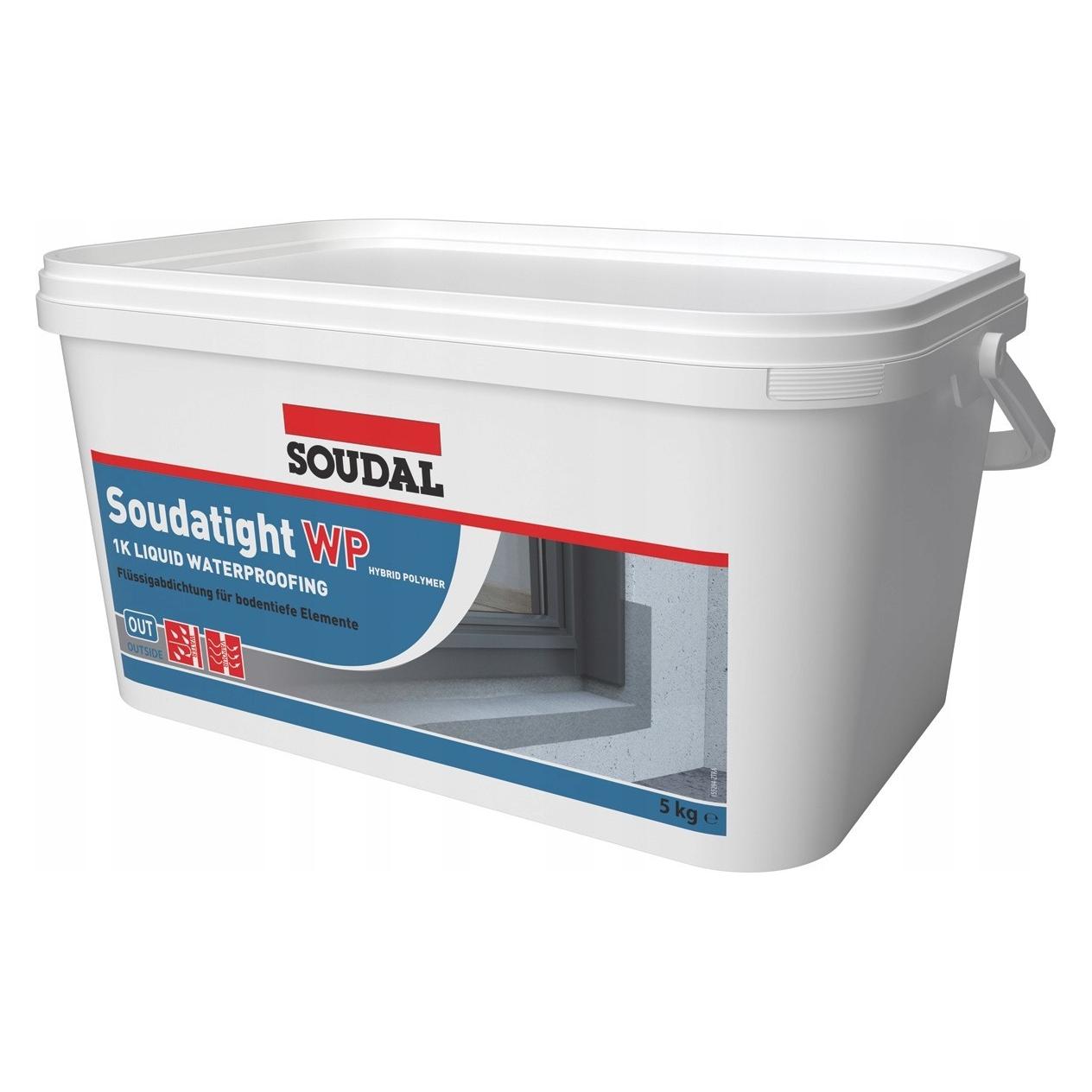 Soudal Flüssigfolie SOUDATIGHT WP grau 5 kg (1 Stk.) (155294)