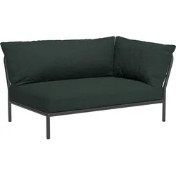 LEVEL2 Outdoor Sofa Lounge-Modul 2 Alpine Dunkelgrau Rechts