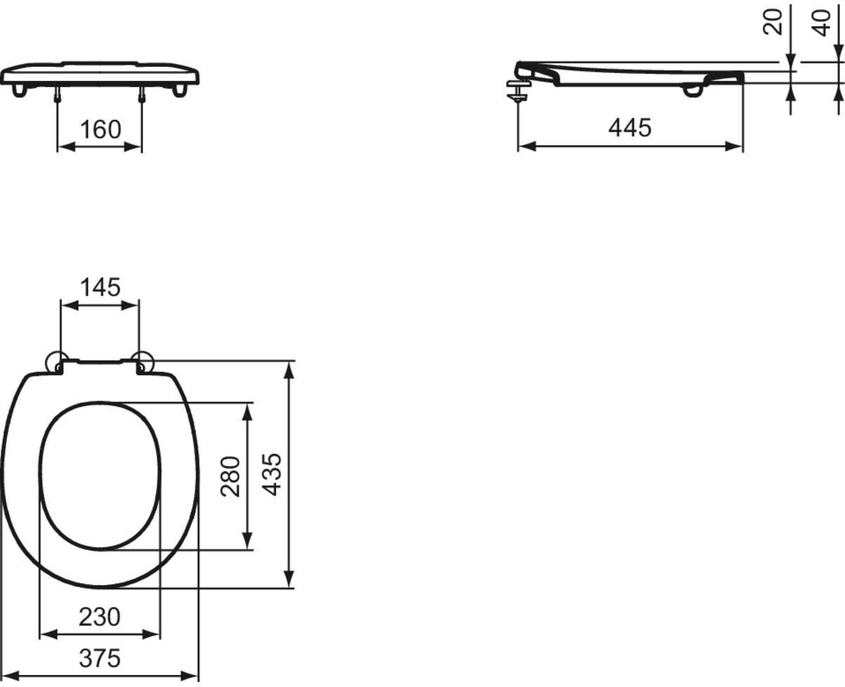 Ideal Standard 21+ WC-Sitzring