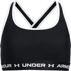 UNDER ARMOUR Mädchen BH Crossback Mid Solid, Größe XL in Schwarz 001