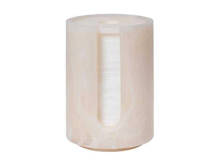 Ferm Living Distributeur de cotons Mist Ø8x11,8 cm Pearl