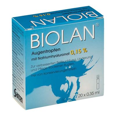 Biolan Augentropfen Einzeldosispipetten 20x0,35 ml