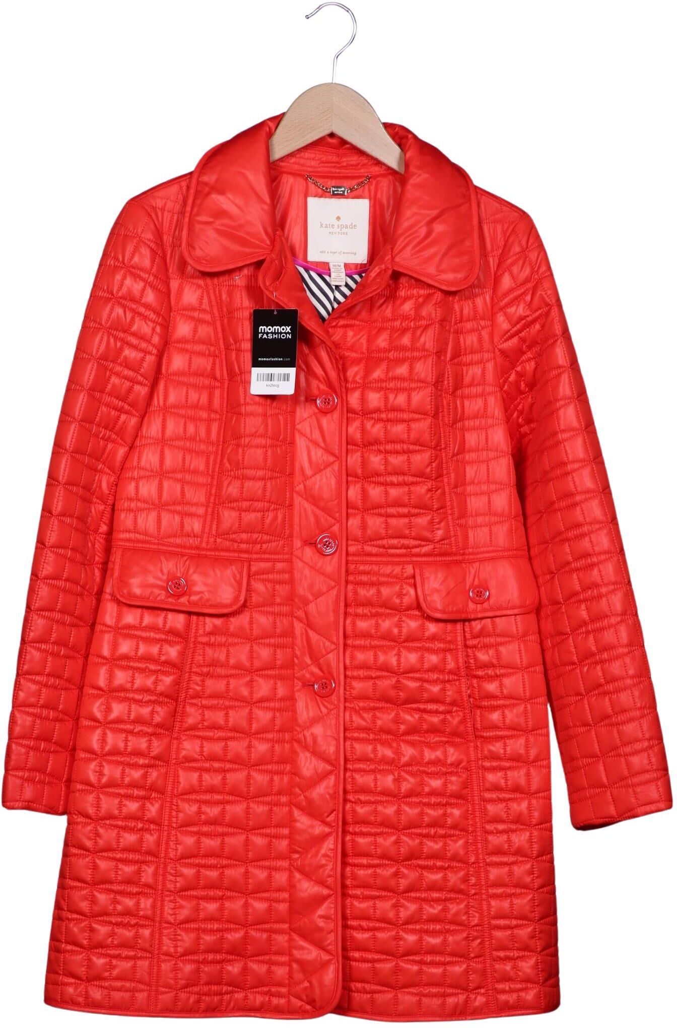 kate spade Damen Mantel, Rot, Gr. M, Synthetik / Elasthan - Second Hand