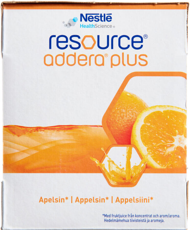 Resource Addera Plus Appelsin 4 x 200 ml