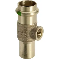 T-Stück SANPRESS Nr.2217.4, 705596 15x1/4x15mm aus Rotguss mit Einsteckende