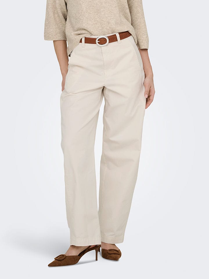 JDY Hose "Selma" in Creme - S/L32