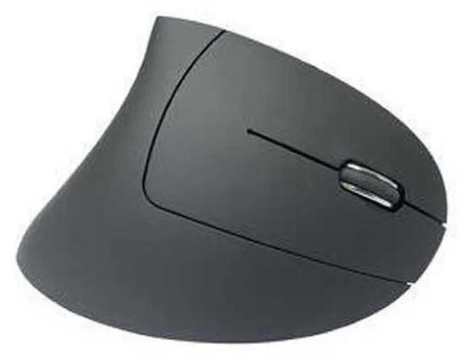 MediaRange MROS232 ergonomische draadloze optische muis met 6 knoppen, zwart