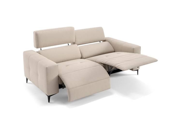 Stoff Relaxsofa NOLA 3-Sitzer Relaxfunktion Couch Sofagarnitur Sofagarnitur
