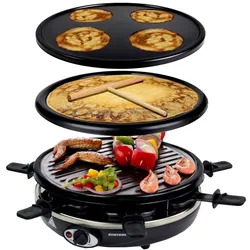 Syntrox Germany Raclette-Grill Basel mit Wechselplatten