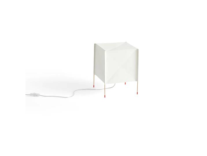 HAY Lampe de table Paper Cube Blanc
